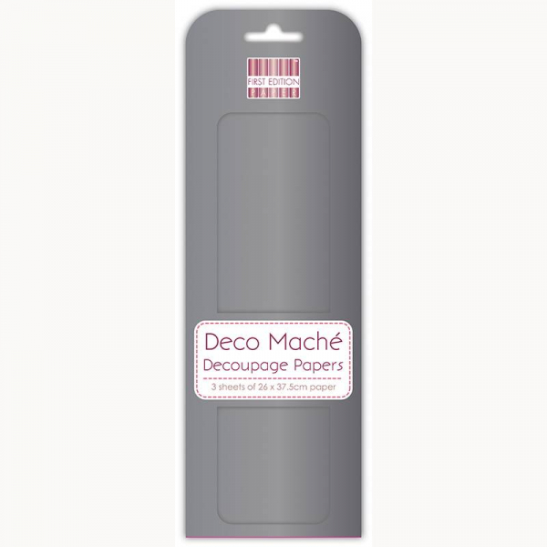 First Edition FSC Deco Mache - Metallic Gun Metal (FEDEC207)