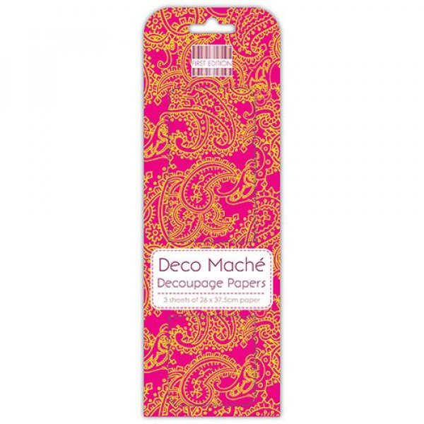 First Edition FSC Deco Mache Indian Pattern (FEDEC258)