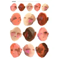 Jane Davenport Collage Sheets A4 Fresh Faced (8pcs) (CEJDCOL003)