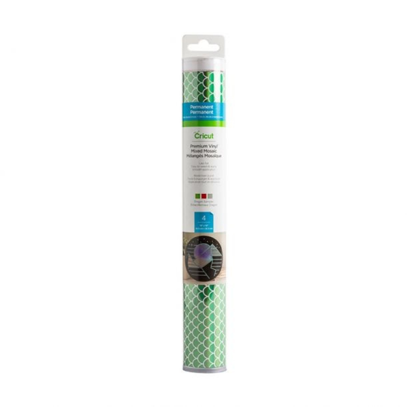 Cricut Premium Vinyl Mixed Mosaic Dragon Sampler (2007039)