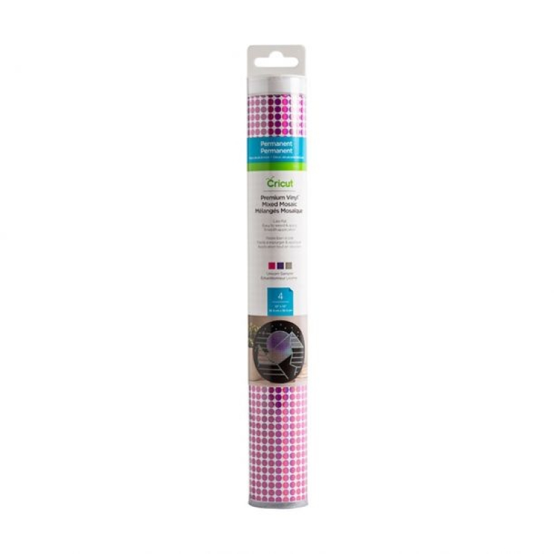 Cricut Premium Vinyl Mixed Mosaic Unicorn Sampler (2007040)