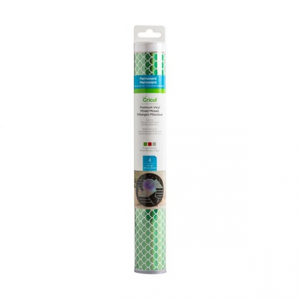 Cricut Premium Vinyl Mixed Mosaic Dragon Sampler (2007039)