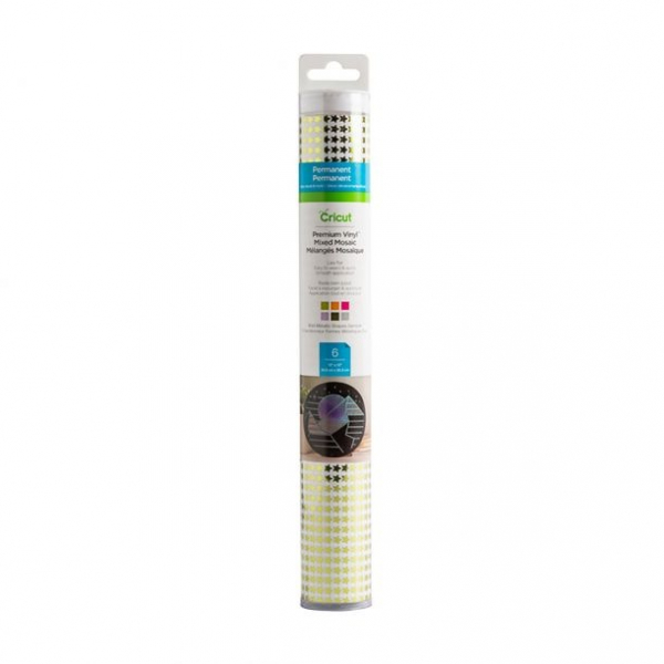Cricut Premium Vinyl Mixed Mosaic Bold Metallic Shapes Sampler (2007043)