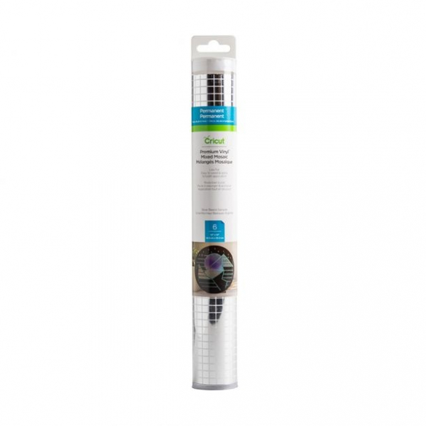 Cricut Premium Vinyl Mixed Mosaic Silver Basics Sampler (2007046)