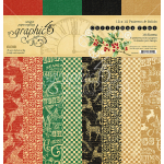 Graphic 45 Christmas Time 12x12 Inch Patterns & Solids (4502120)