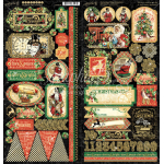 Graphic 45 Christmas Time Stickers (4502122)
