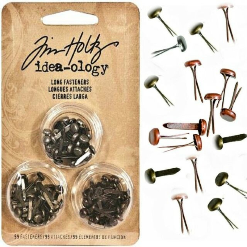 Tim Holtz  Idea-ology Long Fasteners (99pcs) ( TH92703)
