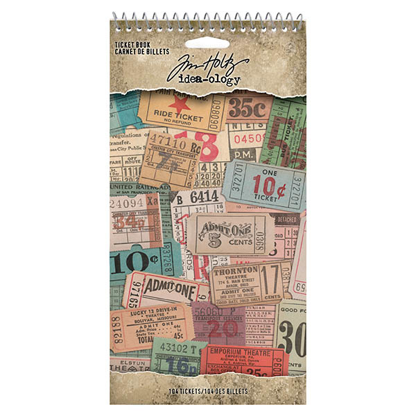 Tim Holtz Idea-ology  Ticket Book (TH94036)