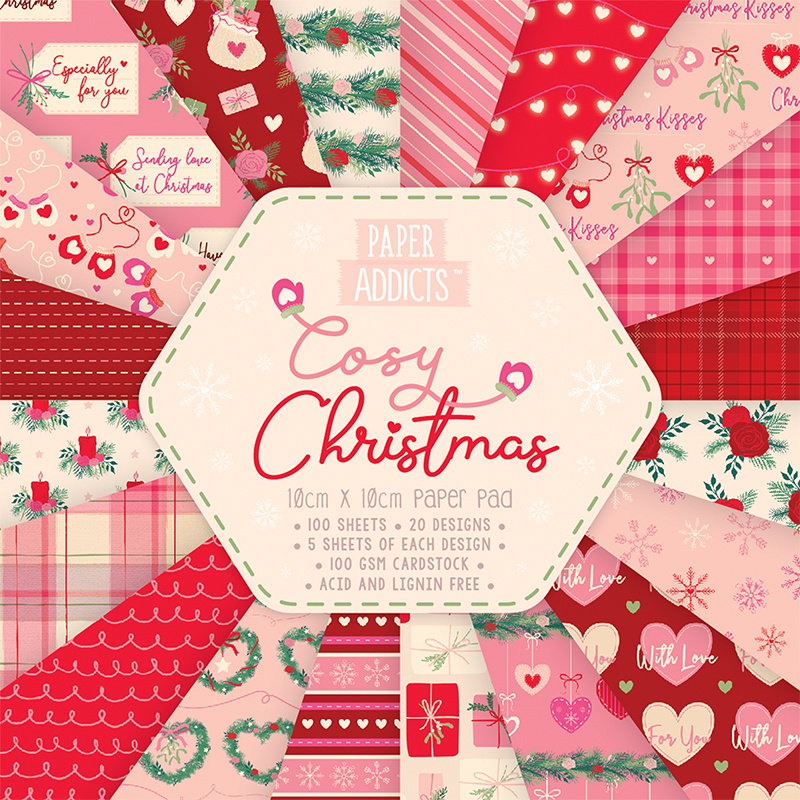 Paper Addicts Cosy Christmas 10x10cm Paper Pad (papad060x19)