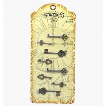 Graphic 45 Ornate Metal Keys (4500545)