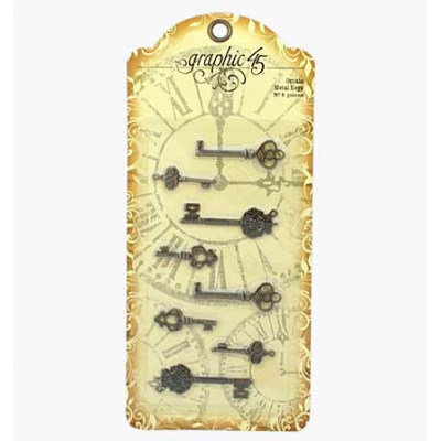 Graphic 45 Ornate Metal Keys (4500545)
