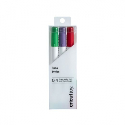 Cricut Joy Fine Point Pen Set 3-pack 0.4 (Red, Green, Violet) (2007077)