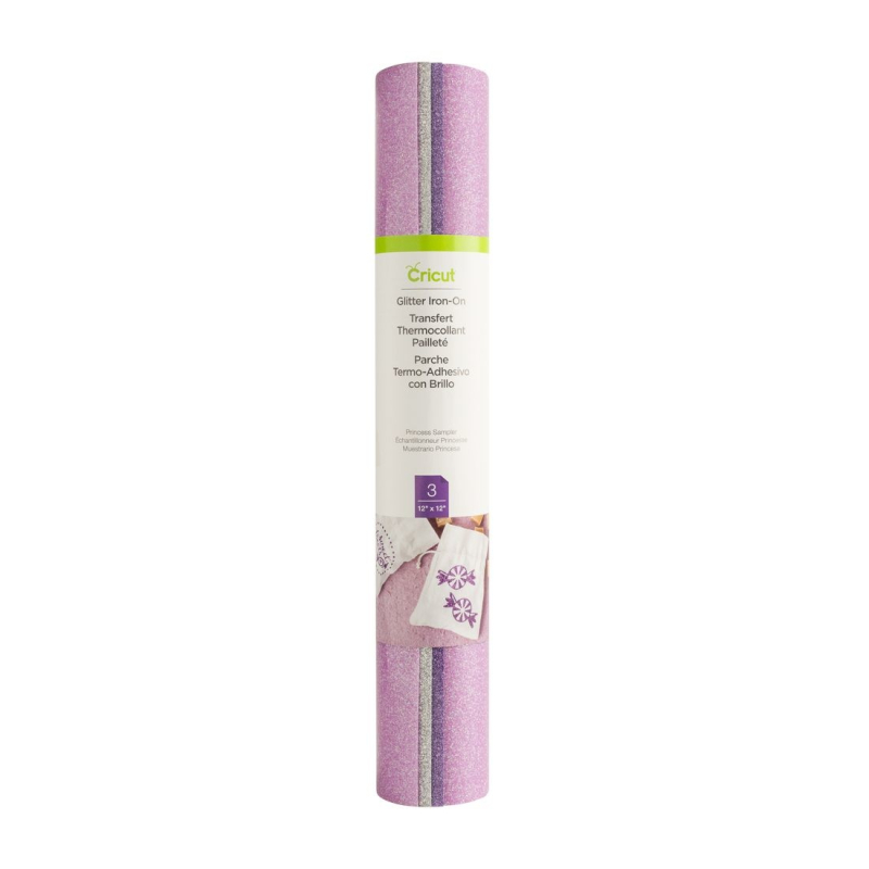 Cricut Glitter Iron-On 12x12 Inch Princess Sampler (2004398)