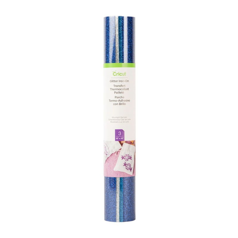 Cricut Glitter Iron-On Moonlight Sampler 12x12 Inch (2004400)