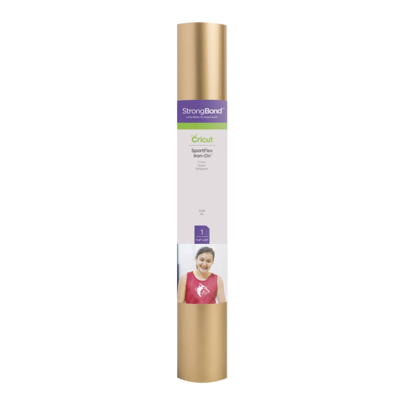 Cricut SportFlex Iron-On Gold 12x24 Inch (2007658)