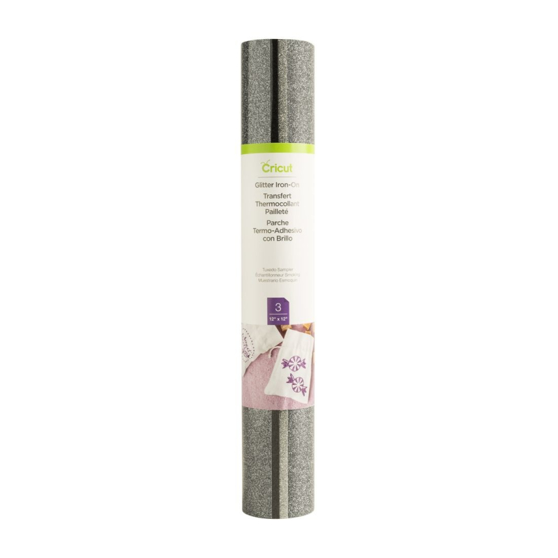 Cricut Glitter Iron-On Tuxedo Sampler 12x12 Inch (2004502)