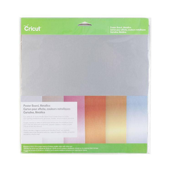 Cricut Poster Board Metallics 12x12 Inch (2002741)