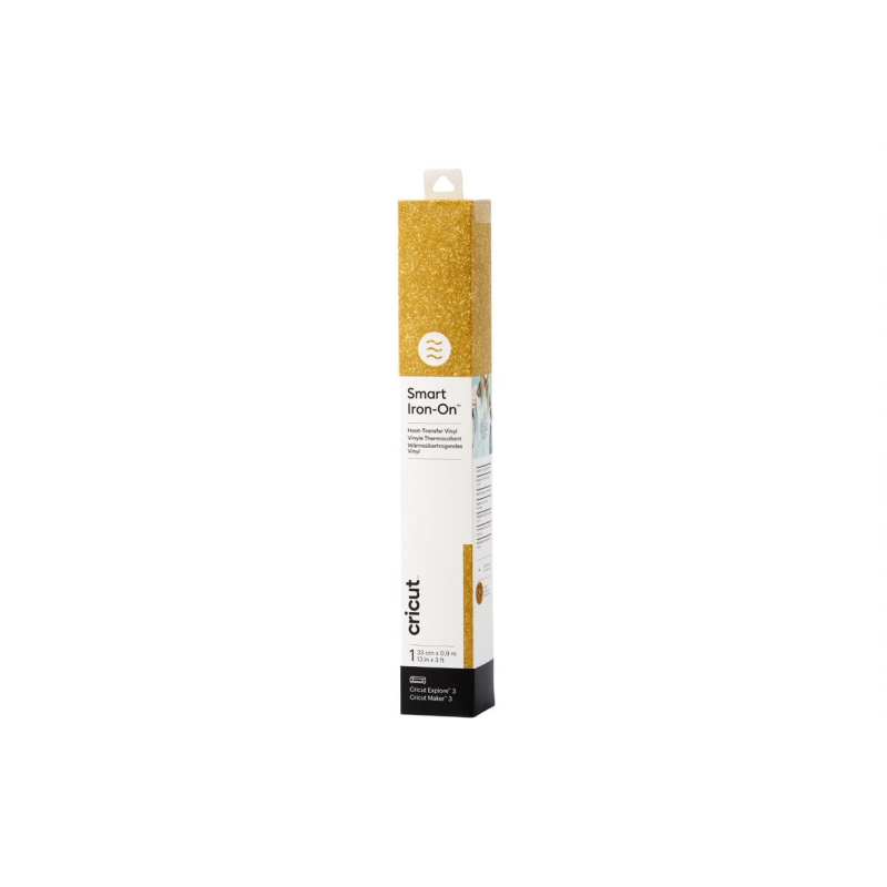 Cricut Smart Iron-on 33x91cm 1 sheet (Glitter Gold) (2008673)