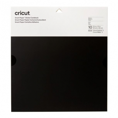 Cricut Smart Sticker Cardstock 33x33cm 10 sheets (Black) (2008316)