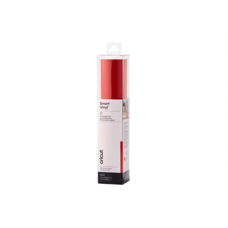 Cricut Smart Vinyl Permanent 33x366cm 1 sheet (Red) (2008661)