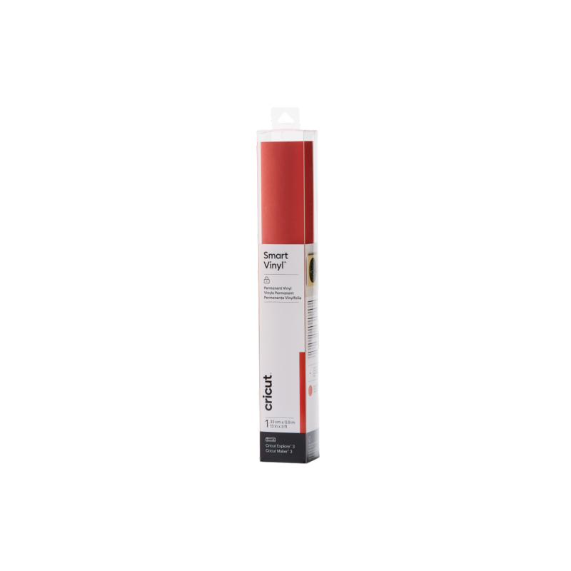 Cricut Smart Vinyl Permanent 33x91cm 1 sheet (Shimmer Red) (2008616)