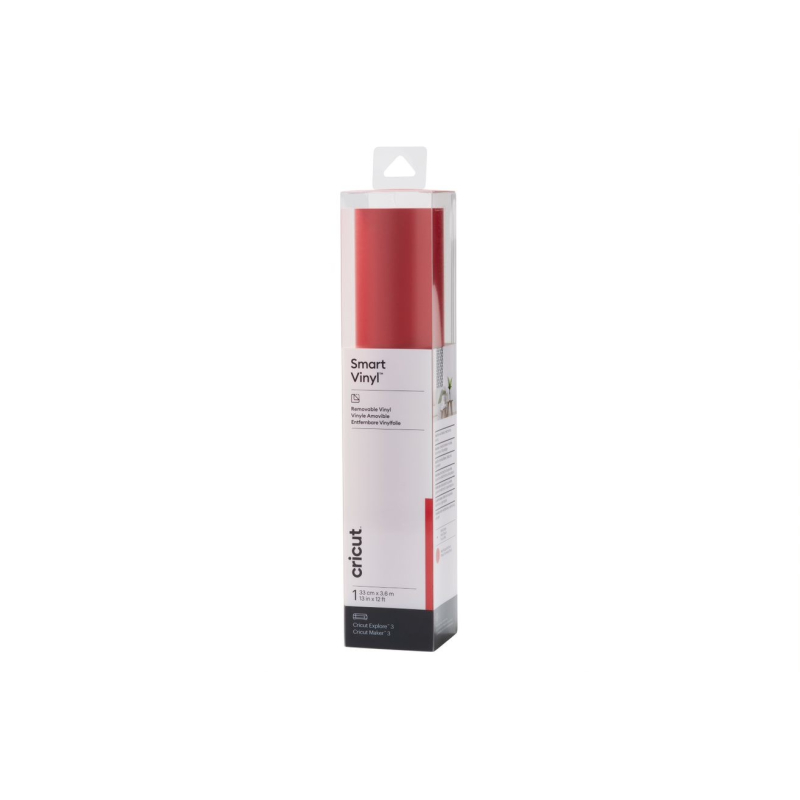 Cricut Smart Vinyl Removable 33x366cm 1 sheet (Red) (2008653)
