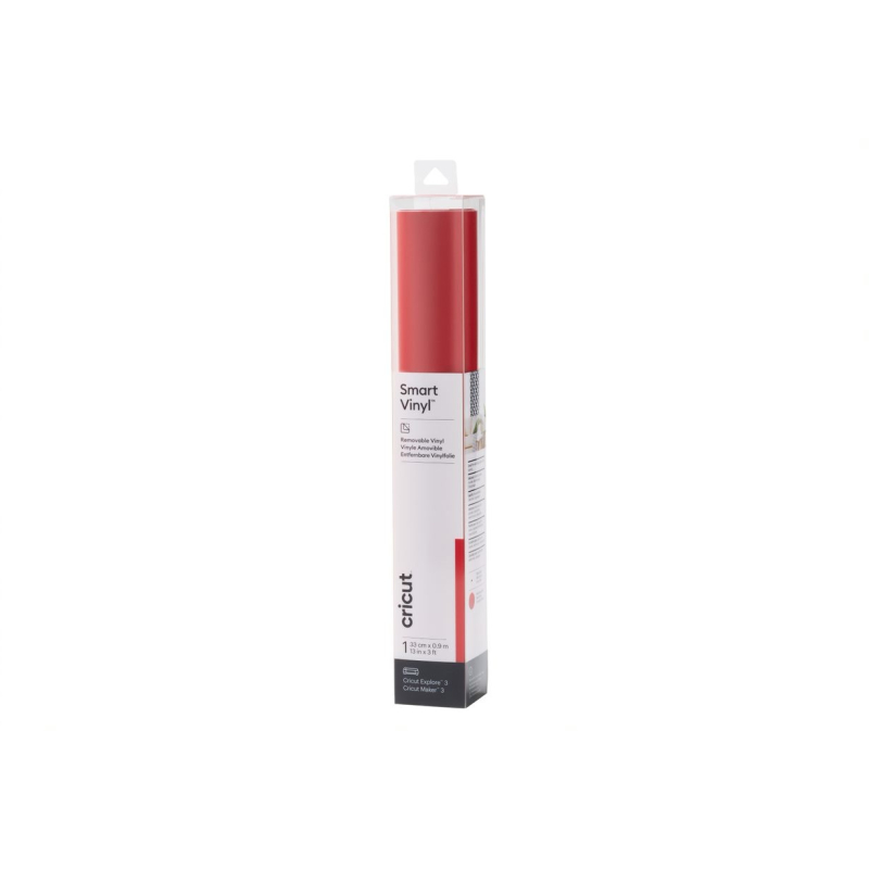 Cricut Smart Vinyl Removable 33x91cm 1 sheet (Red) (2008646)