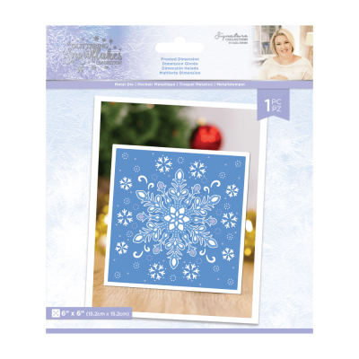 Crafter's Companion Glittering Snowflakes Metal Die Frosted Dimension (S-GS-MD-FRDI) 