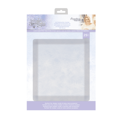 Crafter's Companion Glittering Snowflakes A4 Construction Acetate (S-GS-CA)