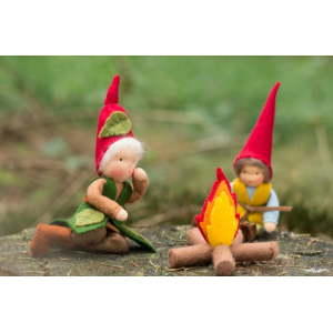 Atelier Pippilotta Vilt-Kabouter met vuurtje (A250/402)