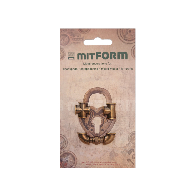 Mitform Tubes &amp; Valves 2 Metal Embellishments (MITS055)