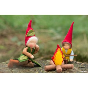 Atelier Pippilotta Vilt-Kabouter met vuurtje (A250/402)