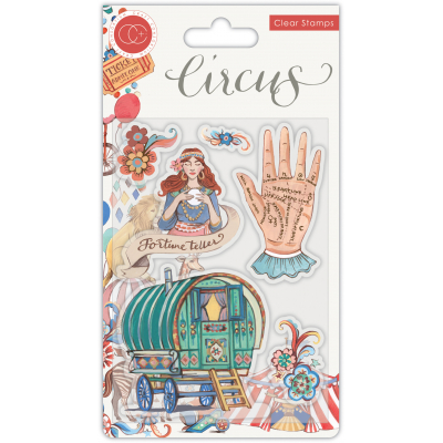 Craft Consortium Circus Fortune Teller Clear Stamps (CCSTMP034)