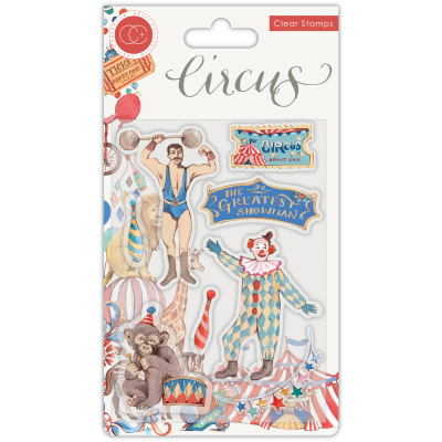 Craft Consortium Circus Greatest Show Clear Stamps (CCSTMP035)