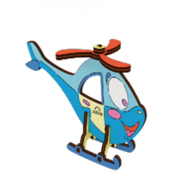 Ugears-Kids Helicopter (80005)