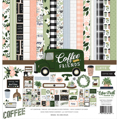 Echo Park Coffee & Friends 12x12 Inch Collection Kit (CF230016)