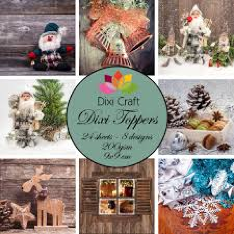 Dixi Craft Dixi Toppers 9x9cm Christmas Time (ET0215)