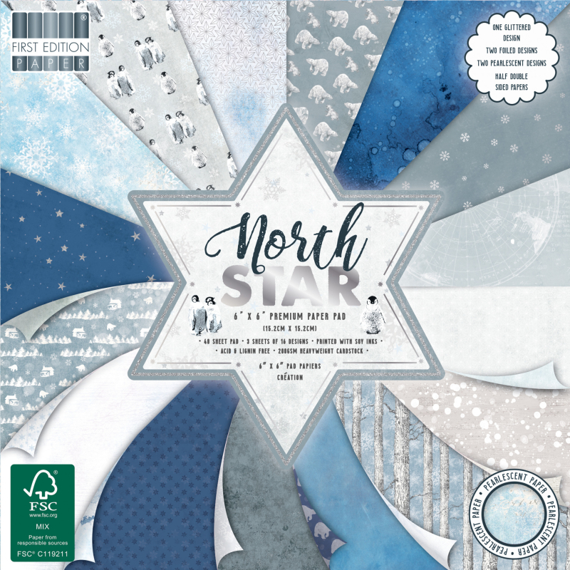 First Edition North Star 6x6 Inch Paper Pad (FEPAD238X20)
