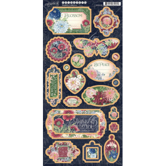 Graphic 45 Blossom Chipboard (4502162)