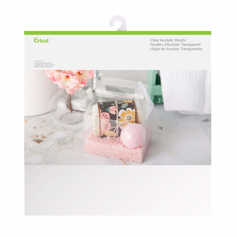 Cricut Foil Acetate 30x30cm 6-sheets (Clear) (2003600)