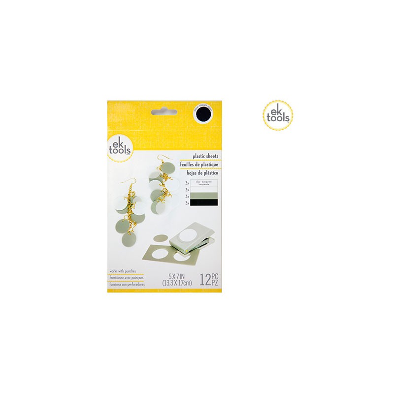 EK Tools • Plastic sheets clear - black (ek55-59017)