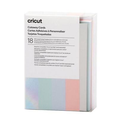 Cricut Cutaway Cards Pastel Sampler (R10 18pcs) (2009482)
