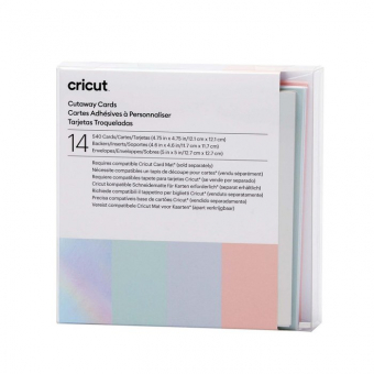 Cricut Cutaway Cards Pastel Sampler (S40 14pcs) (2009484)