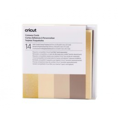Cricut Cutaway Cards Neutrals Sampler (S40 14pcs) (2009487)