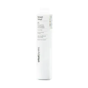 Cricut Joy Xtra Smart Vinyl Permanent 9.5 Inch x 3 ft Matte White (1pcs) (2011369)