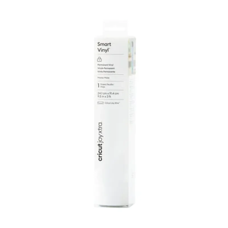 Cricut Joy Xtra Smart Vinyl Permanent 24,1x91,5cm Matte White (1pcs) (2011369)