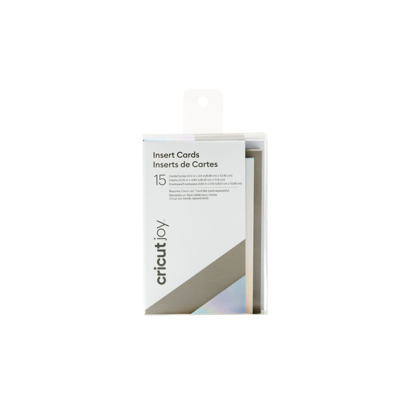Cricut Joy Insert Cards Gray/Silver/Holographic (Small) (2008795)