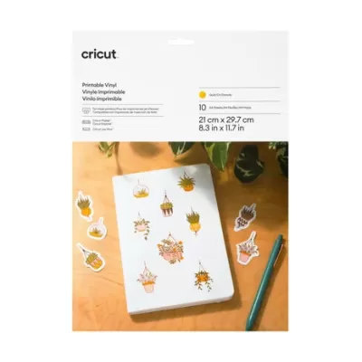 Cricut Printable Vinyl A4 Gold (10pcs) (2010364)