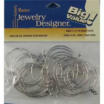 Vaessen Creative • Oorhanger 32mm 4 zilver (1880-39)