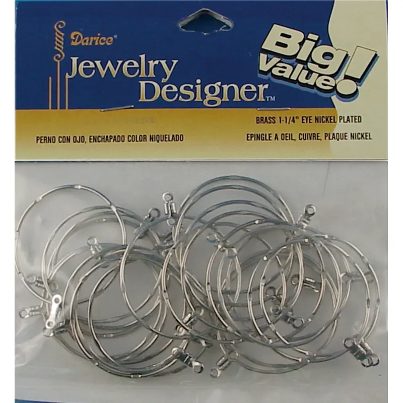 Vaessen Creative • Oorhanger 32mm 4 zilver (1880-39)